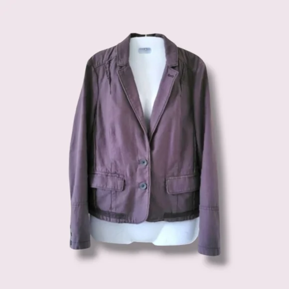 HEI HEI | Anthro | Delaine Cute Gray Gingham Blazer (SIZE 4) - Picture 1 of 16